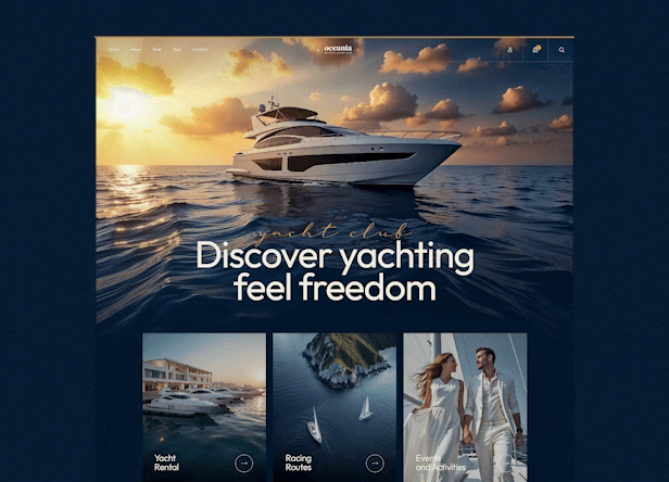 Oceania - Yacht Club and Boat Rental WordPress Theme - 6